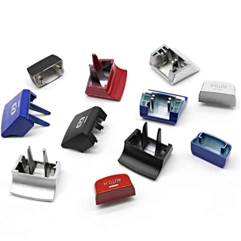 DEMULAX Handbrake Parking Brake Switch Button - Blue - Image 4