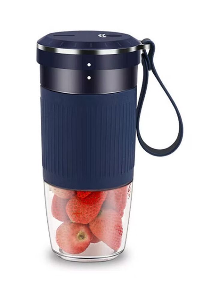 Dream Zone Mini Personal Portable Juicer Blue/Clear 21.50 x 11.50 x 11.50cm - Image 1