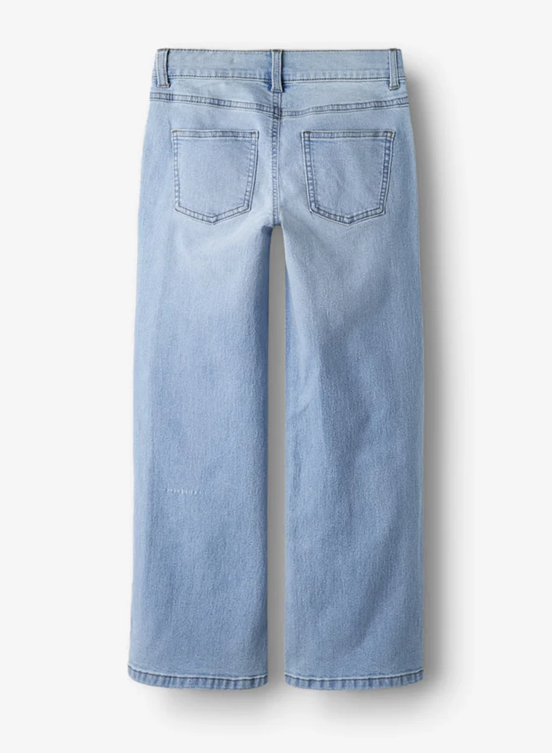 نيم ات بنطال بأرجل واسعة للأطفال