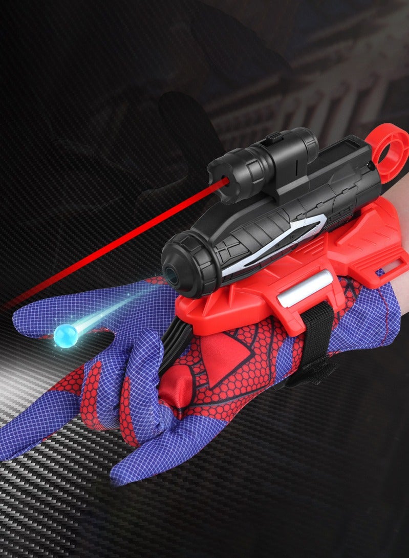 Spider Gloves Man Web Shooter Toy, Spider Kids Plastic Superhero Launcher Glove Hero Movie Launcher with Wrist Toy Set Funny Decorate Children Educational Toys, Spider Toy  - Image 2