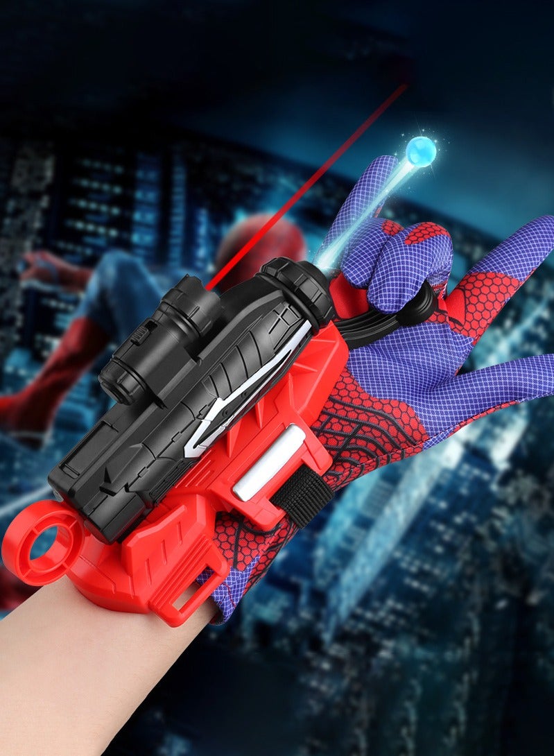 Spider Gloves Man Web Shooter Toy, Spider Kids Plastic Superhero Launcher Glove Hero Movie Launcher with Wrist Toy Set Funny Decorate Children Educational Toys, Spider Toy  - Image 4