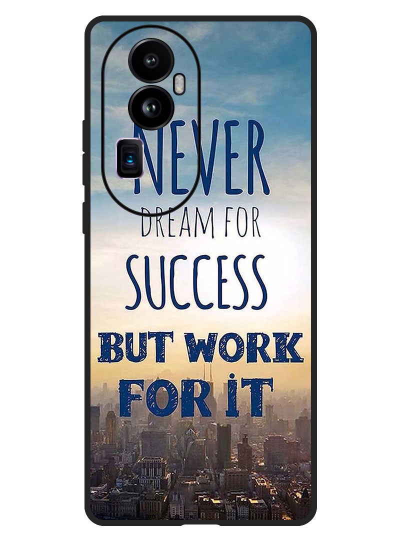 Theodor Protective Case Anti Scratch Shock Proof Bumper Cover For Oppo Reno 10 Pro Plus Never Dreams For Success - Image 1