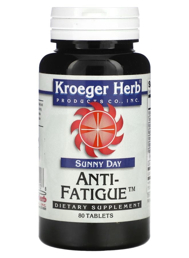 Kroeger Herb Co Sunny Day AntiFatigue 80 Tablets