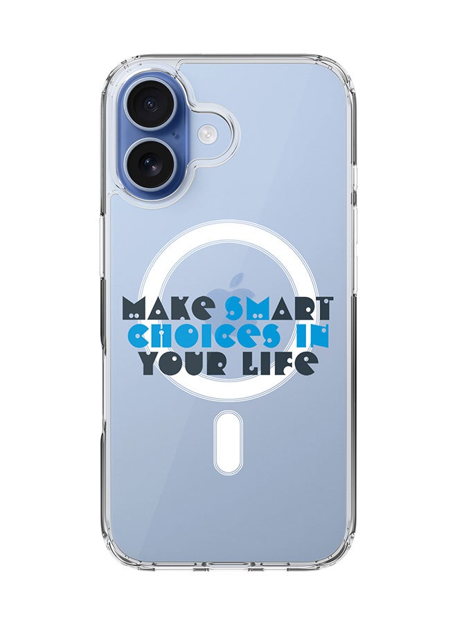 Stylizedd Classic Clear MagSafe Case for iPhone 17 , Hybrid Soft Case Flexible Edges Anti Drop TPU PC Gel Thin Transparent Cover [ Designed for iPhone 17 ] - Make Art Your Life