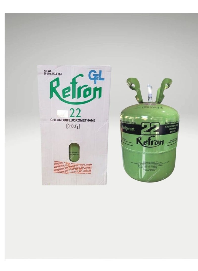 R 22 Refron gas for refrigerant 13.6kg made in India