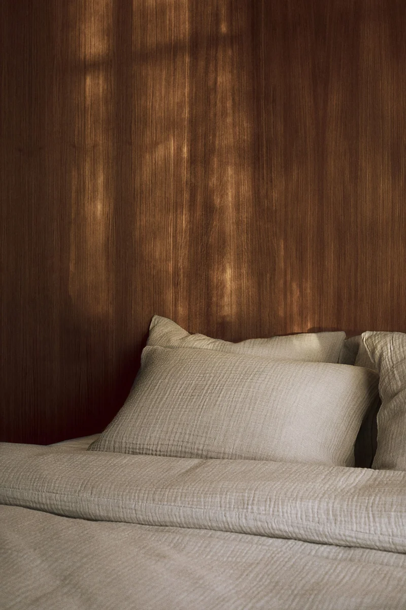 اتش اند ام طقم غطاء لحاف من القطن