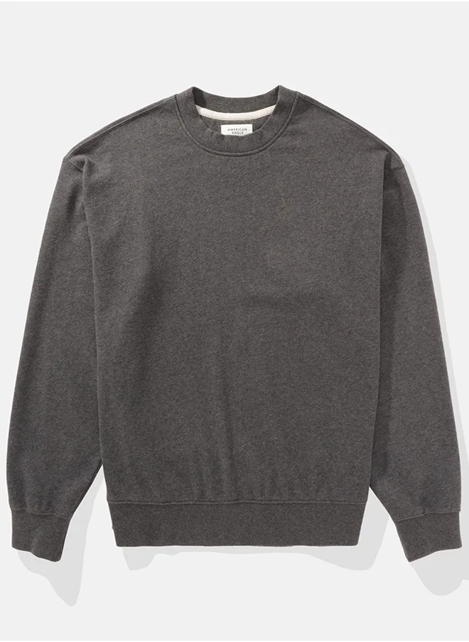 American Eagle Fleece Crew Neck Sweatshirt