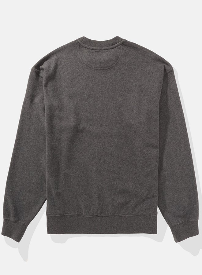 American Eagle Fleece Crew Neck Sweatshirt  - Image 3