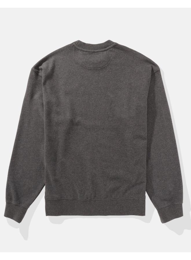American Eagle Fleece Crew Neck Sweatshirt  - Image 2