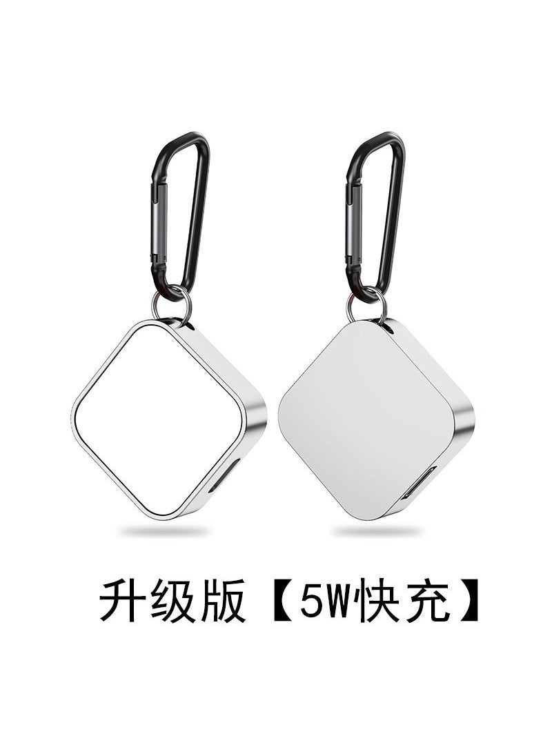 Generic - 1 x 5 pcs 5W Magnetic Fast Charger Portable for Apple Watch Silver white (5w fast charging version) - Image 1