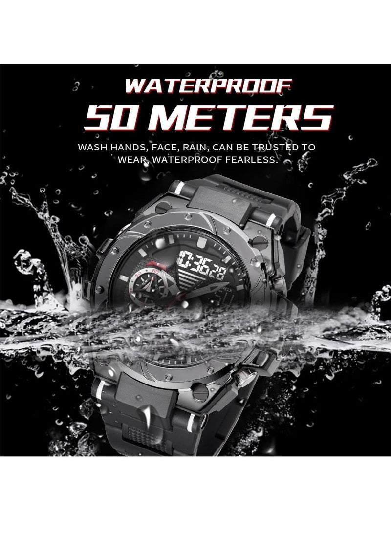 SMAEL Outdoor Sports Digital Watch Wristwatch LED Stopwatch Waterproof - Image 3