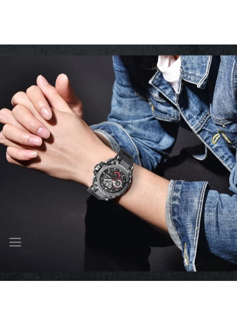 SMAEL Outdoor Sports Digital Watch Wristwatch LED Stopwatch Waterproof - Image 4