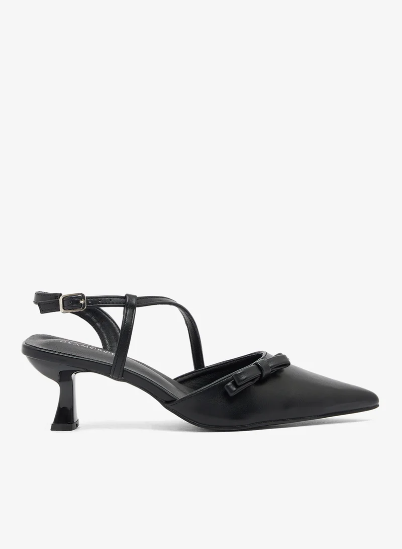 Casual Sling Back Kiiten Heeled Sandals