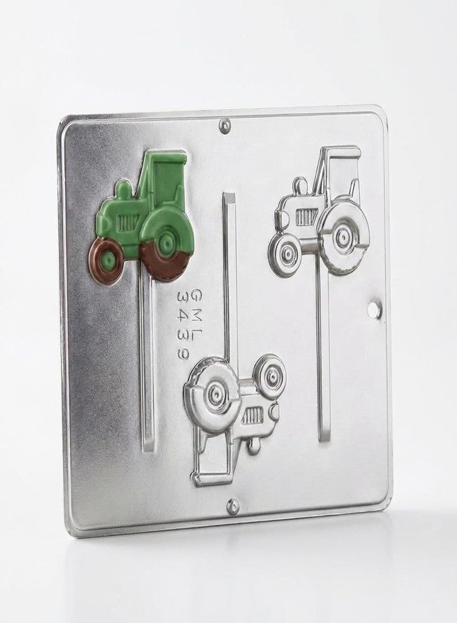 Lollipops Tractor Lollipop Chocolate Candy Mold 3439 - Image 1