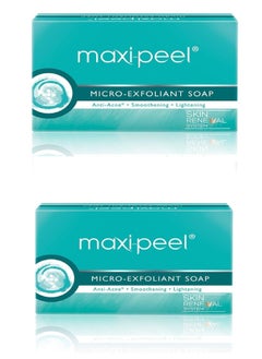 MAXI PEEL 2 Pieces Of Micro Exfoliant Soap 2x125grams 