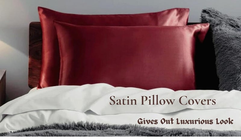 Atrubes Satin Bonnet for Curly Hair with Silk Satin Pillow Covers and Scrunchies Silk Bonnet for HairBest Gift Combo Pack of 2 Satin Pillowcases 3 Silk Scrunchies Adjustable HairCap - Image 3