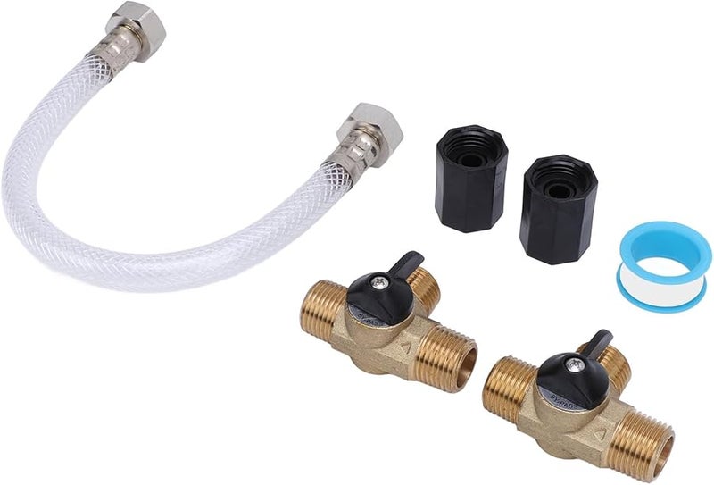 Brass RV Water Heater Valve Kit For Winter Protection Versatile Intuitive Design - Image 4