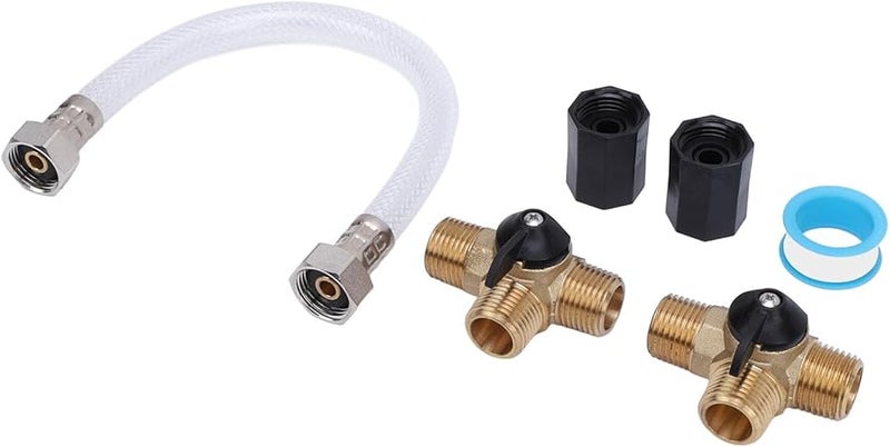Brass RV Water Heater Valve Kit For Winter Protection Versatile Intuitive Design - Image 2
