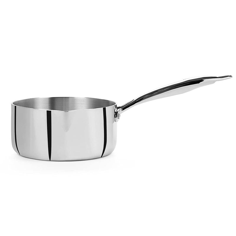 DONIV DONIV Titanium Triply Stainless Steel Milk & Tea Pan with Handle, 16 cm 1.6 Ltr Capacity, 2.5 mm Thick, Induction Compatible, Milk & Tea Pot with Triply Base, ISI Certified, 5 Year Warranty, Pack of 1  - Image 3