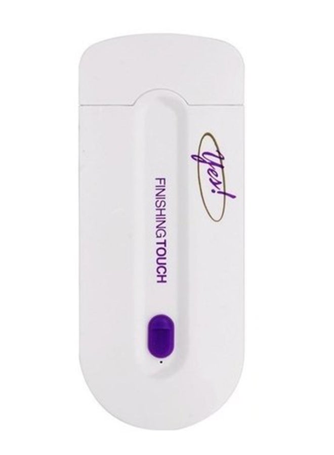 Facial Hair Removal Machine for Portable Lady Hair Shaver Electric Rechargeable Painless Remover for Face Upper Lips Fingers and Body (White) - Image 1