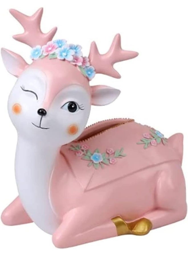 Creative Tissue Box Cover Lovely Decorative Ornaments for Coffee Table Bedroom Dressers Home Decor/Pink - Image 1
