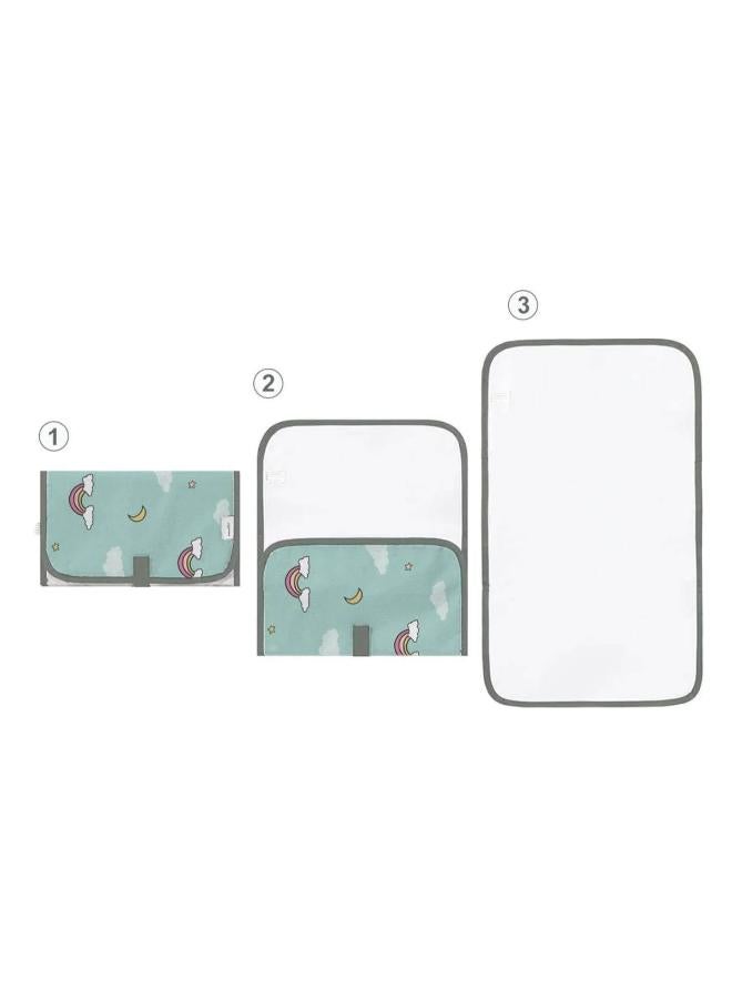 Mamas Gift Travel Changing Mat Rainbows with Its Simple, Catchy Design, This Waterproof Diaper-changing Mat Can Be Squeezed Into Any Bag So You Can Take It Every Time on the Go. - Image 3