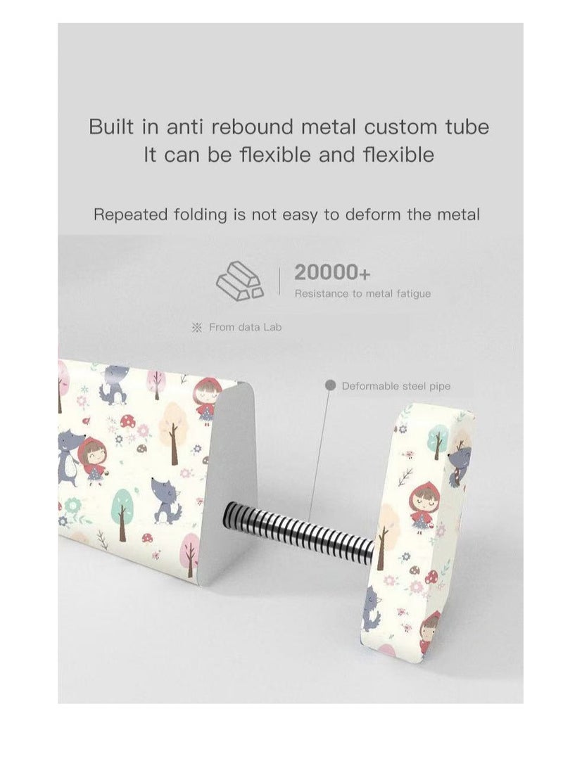 Bed Rails for Toddlers,Crib Bed Rail Guard Upgraded Child Guardrail,Swing Down Safety Bed Guard for Convertible Crib,Folding Toddler Bed Rails Guard for Kids Twin, Double, Full-Size Queen & King Mattress(150cm) ﻿  - Image 3