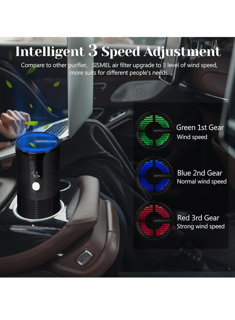 Furtey Mini Silent Air Purifier Rechargeable Portable Suitable for Cars Home and Office - Image 3