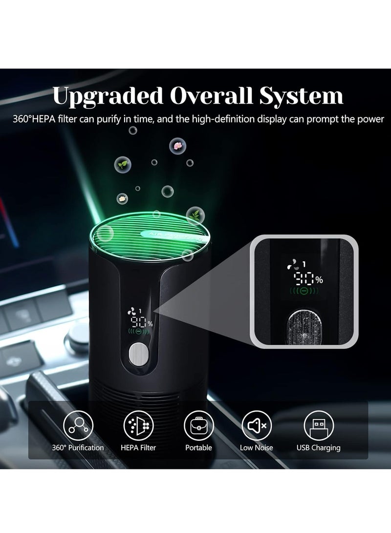 Furtey Mini Silent Air Purifier Rechargeable Portable Suitable for Cars Home and Office - Image 4