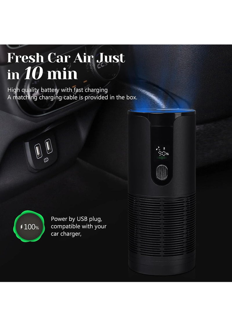 Furtey Mini Silent Air Purifier Rechargeable Portable Suitable for Cars Home and Office - Image 2