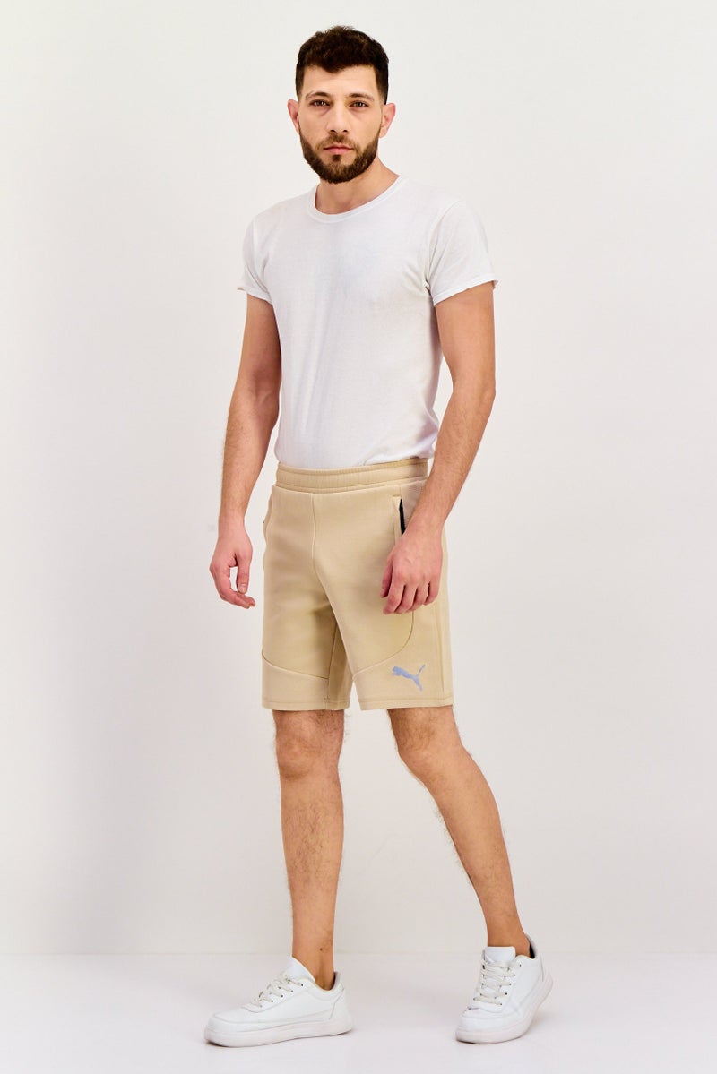 PUMA Men Sportswear Fit Drawstring Outdoor Shorts, Beige - Image 4