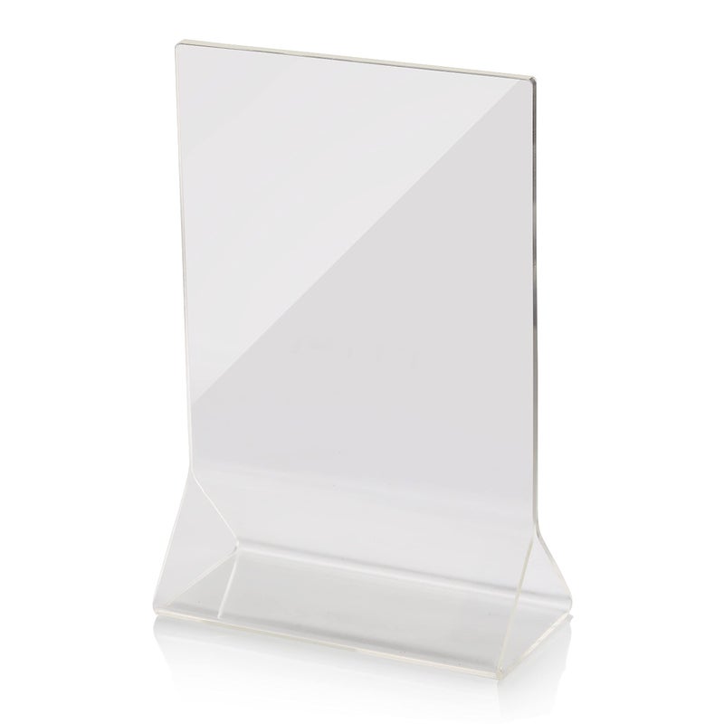 New Star Foodservice 22940 Acrylic Table Menu Card Holder, 4 by 6-Inch, Clear, Set of 12 - Image 2