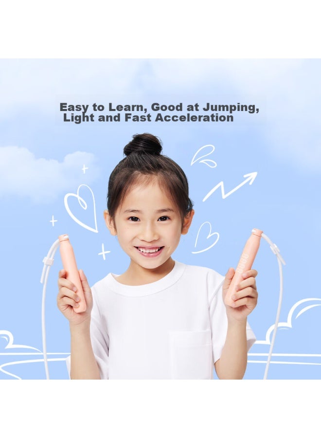 Keep Children's Counting Jump Rope, For Primary And Secondary School Students' Exam Training And Beginners, Coral Pink - Image 2