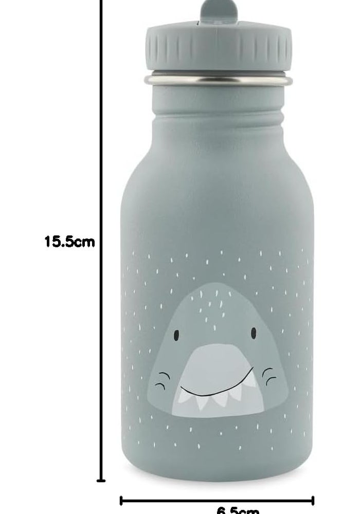 Trixie Children's Stainless Steel Water Bottle 350ml - Mr. Shark - Image 5