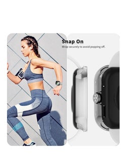 Y&D Screen Protector Case for Xiaomi Redmi Watch 4, 4 Pack Tempered Glass Hard PC Bumper & Film Replacement Accessories  - Image 5