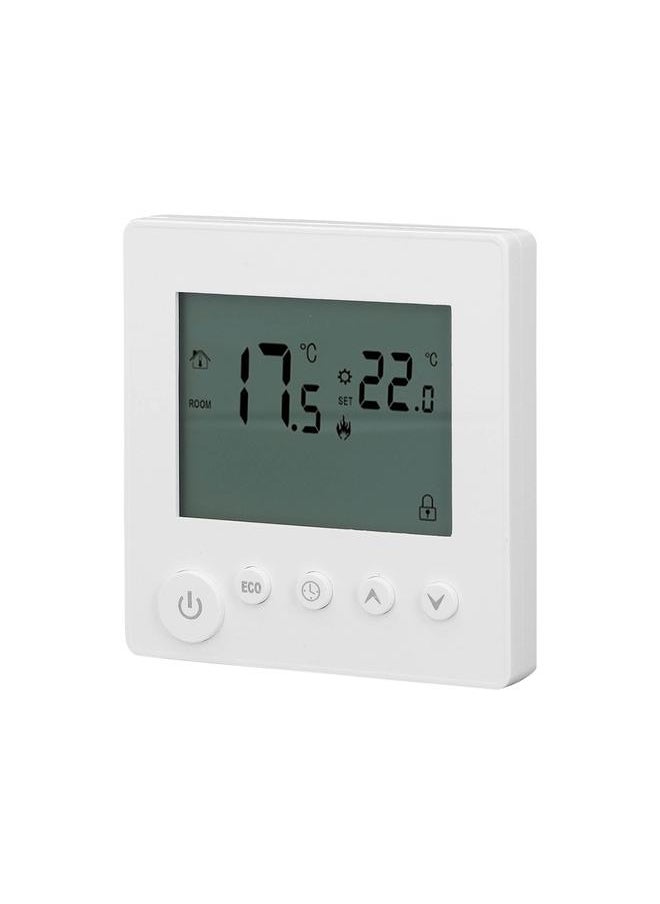 Thoraya Digital Thermostat 4500W High Power Electric Floor Heating Temperature Control Thermostat for Office Mall AC 90V to 240V White  - Image 3