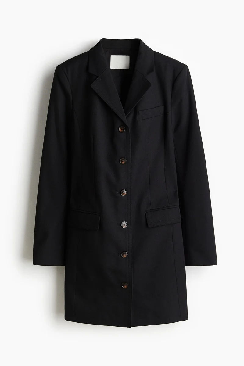 اتش اند ام فستان بتصميم بليزر من التويل