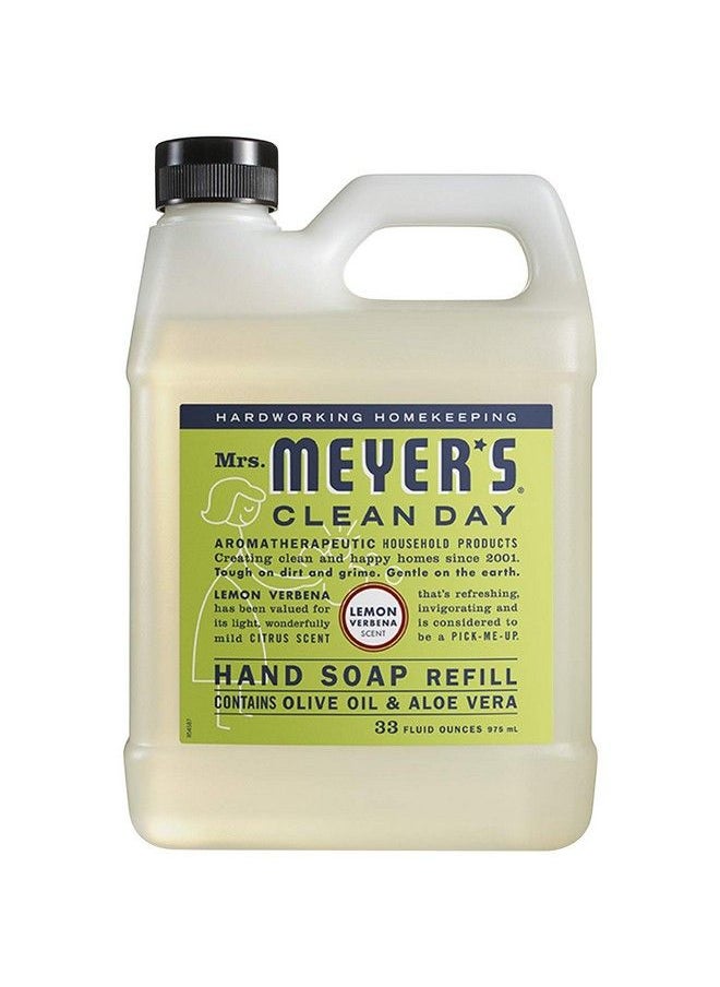 Mrs. Meyer's Clean Day Mrs Meyers Clean Day Liquid Hand Soap Refill 1 Pack Lemon Verbena 1 Pack Rain Water 33 Oz Each  - Image 3