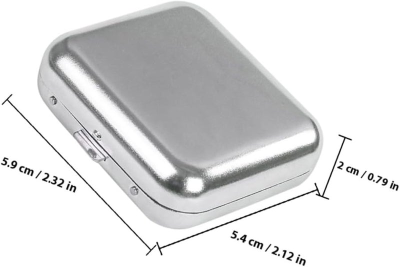 منفضة سجائر معدنية محمولة مقاومة للرياح للسجائر والسيجار، مدمجة للسيارة والسفر - Image 2