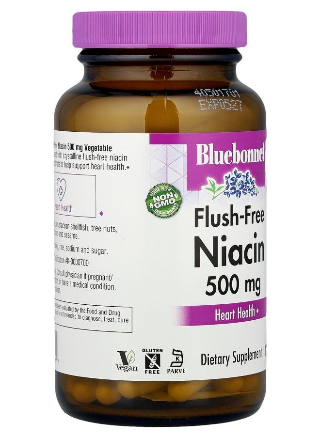 Bluebonnet Nutrition Flush-Free Niacin 120 Vegetable Capsules  - Image 2