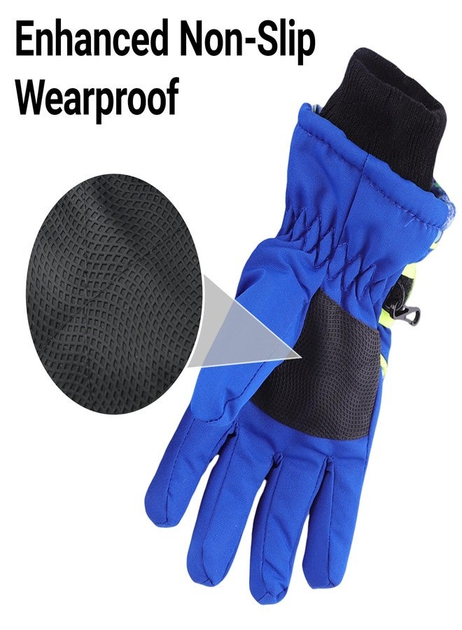 XuoAz Kids Waterproof Ski Snow Gloves - Winter Warm Mittens Non Slip Fleece Gloves for Boys Girls (for 4-8 Years) - Image 5
