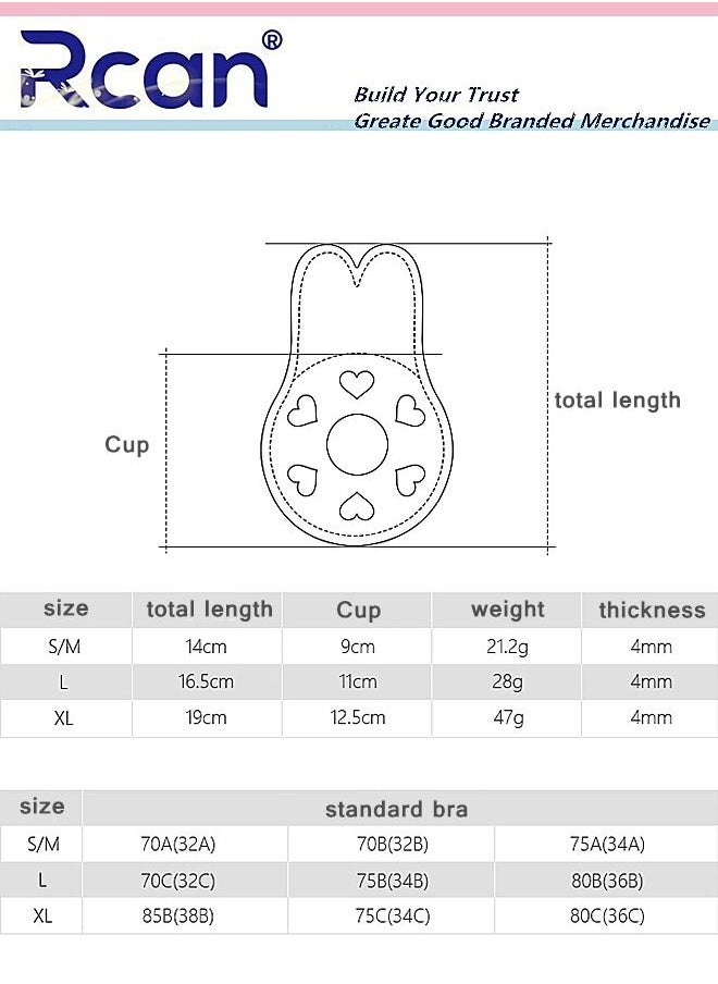 Rcan - Lingerie for Women's Strapless Invisible Adhesive Bra Lift Push Up Rabbit Ears Bra Seamless Edge Adjustable Underwear Reusable Backless Slip Dress Wedding Dress - Image 1