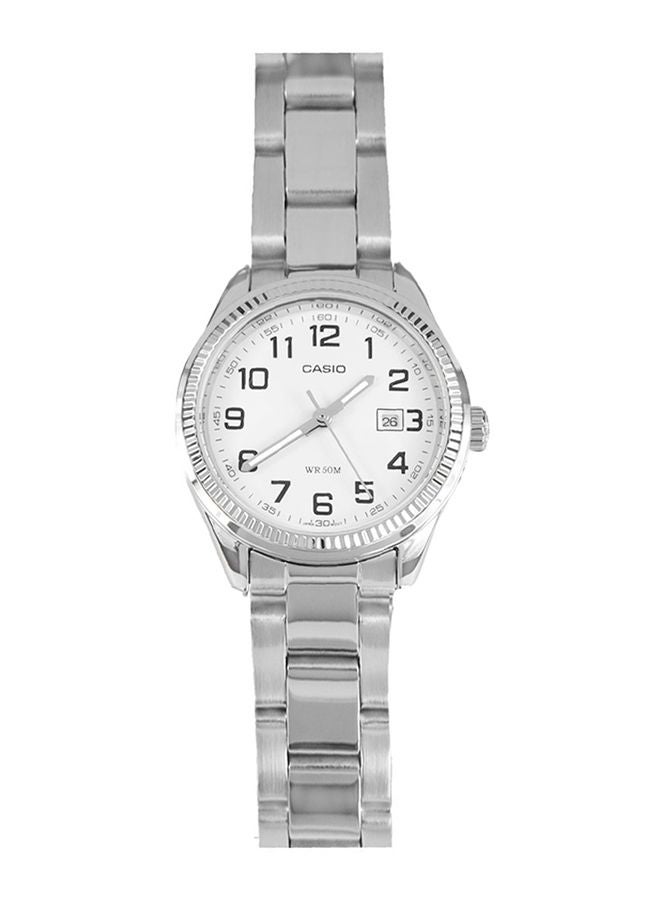 CASIO Men Stainless Steel Analog Quartz Watch MTP-1302D-7BVDF - 34 mm - Silver - Image 1