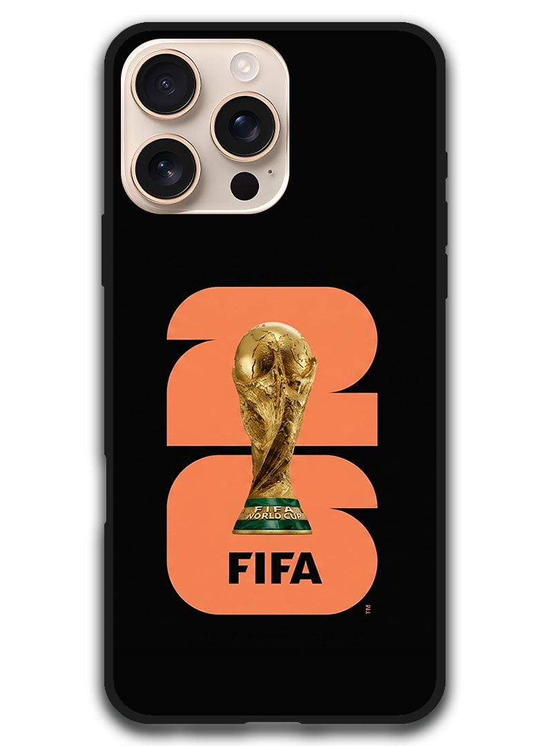 Theodor Case Compatible with Apple iPhone 16 Pro Max 6.9 Inch Protection Shockproof Bumper Cover Fifa 1 - Image 1