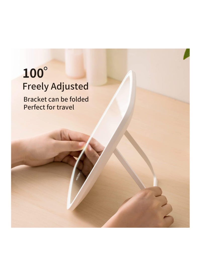 INFLUX Makeup Mirror with Adjustable Brightness & 3 Color Modes – Rechargeable Mirror with Lights for Perfect Makeup Application, Ideal for Home, Bathroom, Travel, and Portable Beauty Needs  - Image 3