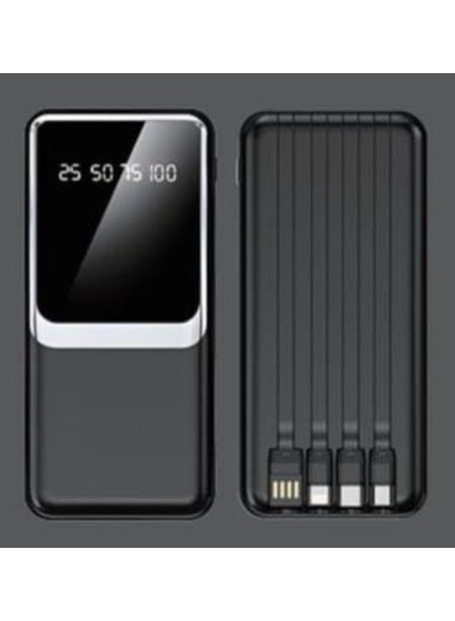 Levino N-22 30000mAh Power Bank with LED Display & Built-in Cables - Image 2