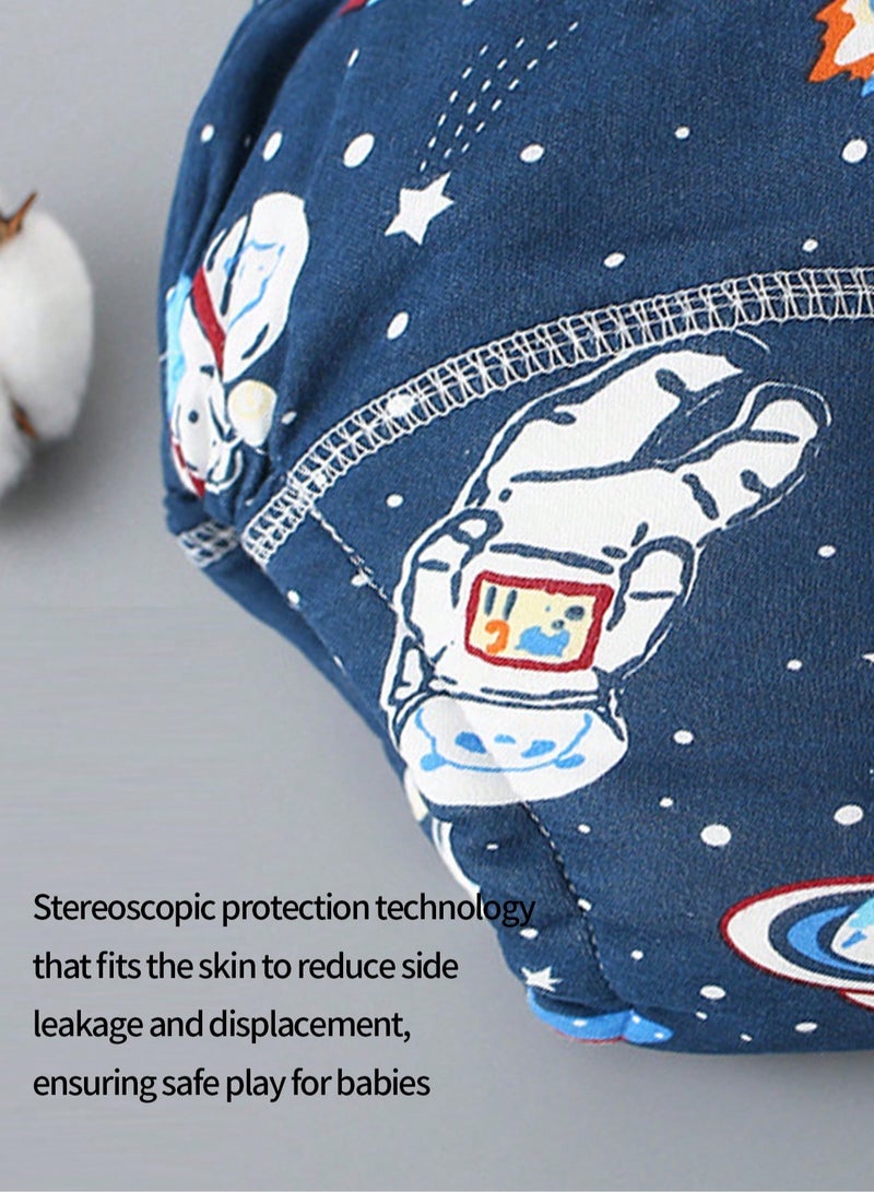 Mr. Penda 6 Pack Baby Potty Training Pants, Breathable Potty Training Underwear, Toddler Training Underwear for 0-3 Years Boy and Girls Strong Absorbent Cotton Training Pants - Image 3