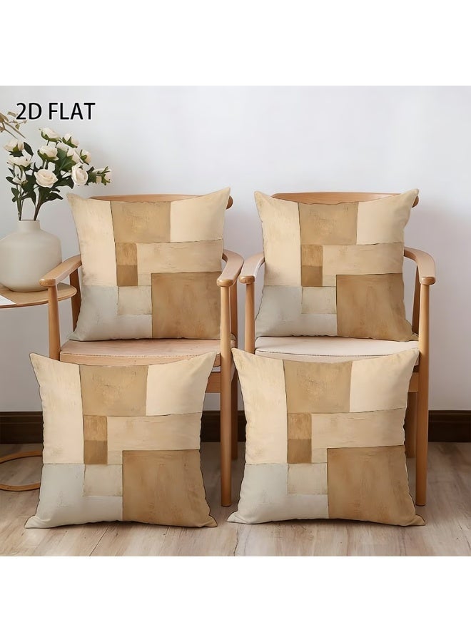 موان كوشن مودرن 45×45 سم - غطاء مخدة ديكور للانتريه والريسبشن غرفة المعيشة - Image 5