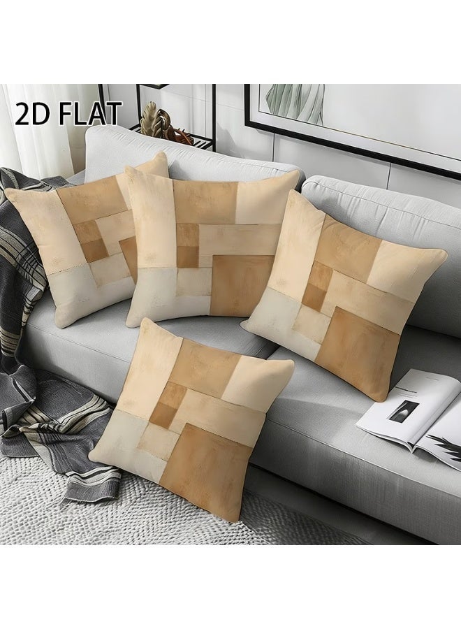 موان كوشن مودرن 45×45 سم - غطاء مخدة ديكور للانتريه والريسبشن غرفة المعيشة - Image 3