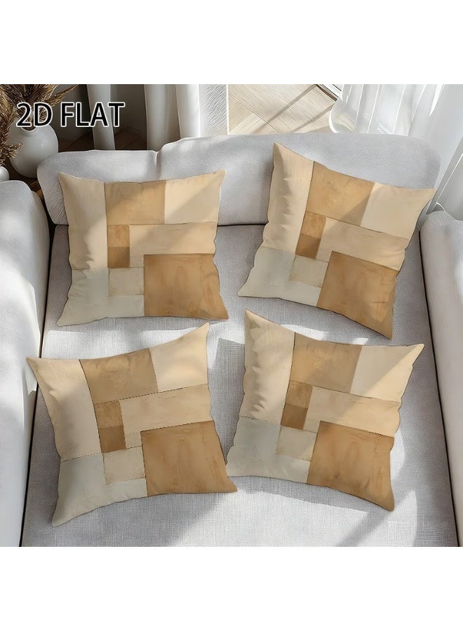 موان كوشن مودرن 45×45 سم - غطاء مخدة ديكور للانتريه والريسبشن غرفة المعيشة - Image 4